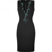 Roberto Cavalli Black Embellished Dress