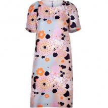See by Chloé Multicolor Puff Sleeve Kleid