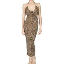 Twenty8Twelve Langes Kleid Cut Out Print Auf Jersey Twenty8Twelve Langes Kleid Cut Out Print Auf Jersey