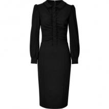 Valentino R.E.D. Black Lace Trimmed Dress