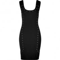 Versace Black Studded Dress