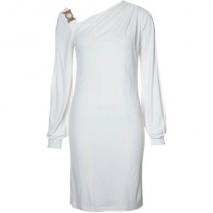 Versace Collection Jerseykleid white 