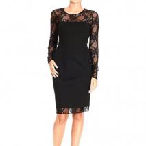 Versace Jersey with lace details dress
