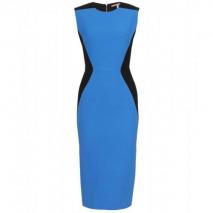 Victoria Beckham Tailliertes Kleid Blue
