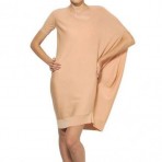 Alexander McQueen Asymmetrisches Kleid Aus Extra Feiner Merinowolle