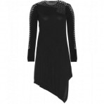Alexander Wang Asymmetrisches Strickkleid Mit Lochstrick