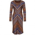 Antik Batik Bajna Cocktailkleid / festliches Kleid brown