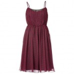 Apart Blusenkleid Dunkelrot