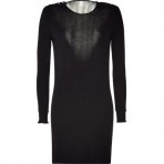 Azzaro Black Knitted Myrica Dress with Ressille Back