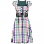 Blutsgeschwister traditionelles Kleid Hinterzart Dirndldress bunt