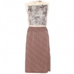 Bottega Veneta Besticktes Seidenkleid Mit Print