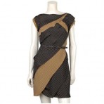 Coast Volantkleid Victoriana Braun