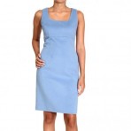 Ermanno Scervino Sleeveless double angora wool cloth dress