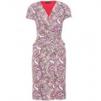 Etro Kleid Mit Knoten-Detail Red