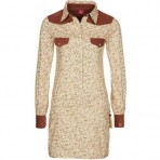 Evaw Wave Mani Blusenkleid sand flower