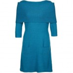 Expresso Mika Strickkleid dark turquoise