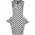 Fairground Mini Mouse Jerseykleid black/white