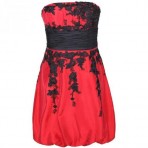 Fashionart Ballkleid rotschwarz