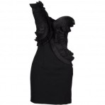 Fendi Minikleid Schwarz