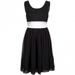 Fever London Marieanna Etuikleid black/cream