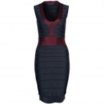 French Connection Jerseykleid dunkelblau