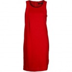 French Connection Tsadie Drape Etuikleid rich red