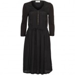 Ganni Madison Sommerkleid black