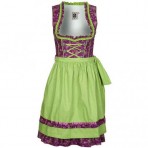 German Princess Cocktailkleid / festliches Kleid flieder/grün