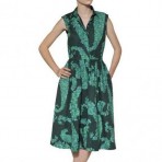 Giambattista Valli Bedrucktes Kleid Aus Baumwollpopeline