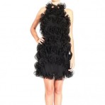 Giorgio Armani Sleeveless rouffle dress