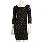 Guess Spitzenkleid Schwarz
