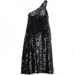 Halston Kleid Black