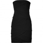Jay Ahr Black Pleated Dress