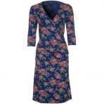 King Louie Primrose Jerseykleid jet blue