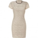 LAgence Natural Lace Dress