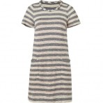 Marc by Marc Jacobs Blue/Creme Striped Pebble Dress