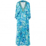 Matthew Williamson Seidenkleid Aqua