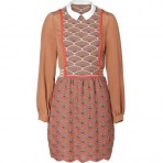 Missoni M Cinnamon/Mandarin Knit Dress