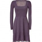 Missoni M Plum Square Neck Knit-Dress