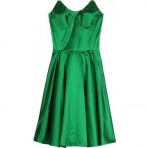 Miu Miu Seiden Bustier Cocktailkleid