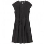 Miu Miu Seiden Kleid Mit Spitze