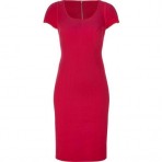 Narciso Rodriguez Deep Peony Sheath Dress