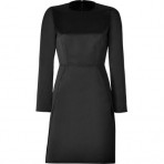 No.21 Black Satin Long Sleeve Dress