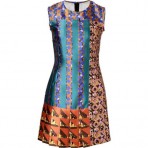Peter Pilotto Petrol Multi Printed Silk Dress