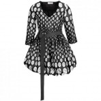 Privée Cocktailkleid / festliches Kleid black/white
