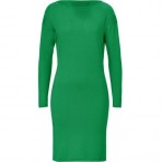 Ralph Lauren Black Meadow Green Cashmere-Silk Knit Dress