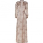 Raoul Vanilla Belted Maxi Dress