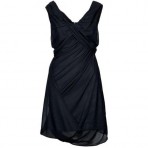 Religion Drapy Cocktailkleid / festliches Kleid black