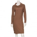 Sandwich Strickkleid Beige