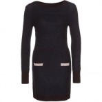 Sessun Felicidade Strickkleid navy